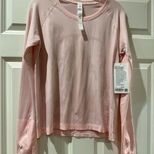 Lululemon Athletica Pink Relaxed Long Sleeve Hoodie